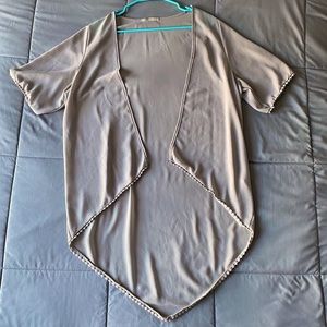 Tan Shear Fashion Kimono